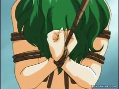 All Tied Up Little Hentai Slut Gets Banged Mega Hard By A Pervert