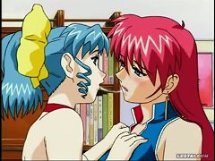 Two Horny Lesbian Anime Trying Out Lesbian Sex For The First Time